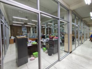 ชุดงานกั้นห้องกระจก