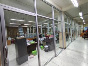 ชุดงานกั้นห้องกระจก